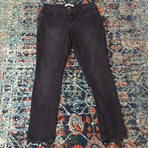 d. jeans New York, Sz 6, faded black skinny jeans